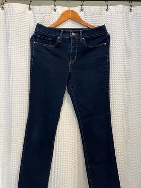 Levi Strauss Women's Straight Leg Jeans in Deep blue